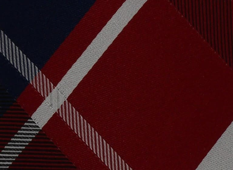 Corbata Cuadros Escoceses Roja III