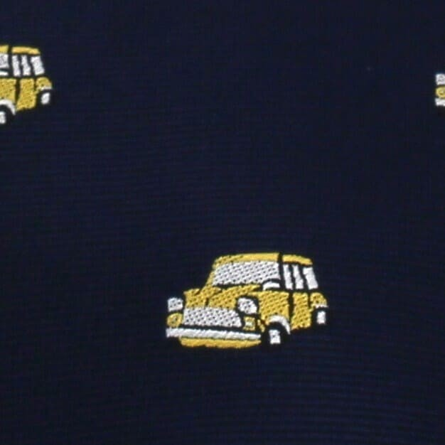 Corbata Estrecha Coches Azul