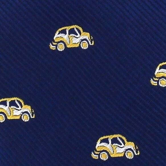 Corbata Estrecha Coches Azul