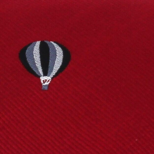 Corbata Estrecha Globos Roja
