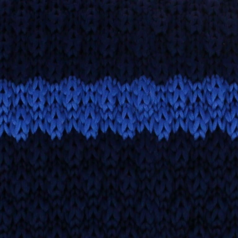Corbata Punto Azul Rayas Azules
