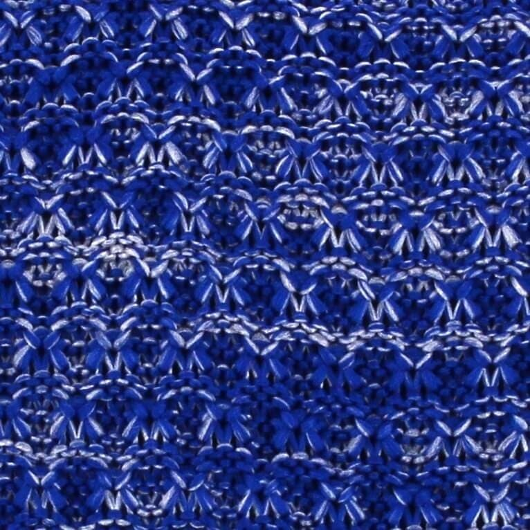 Corbata Punto Jaspeada Azul y Blanca