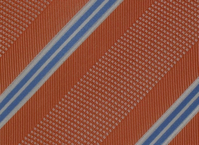 Corbata Rayas Naranja