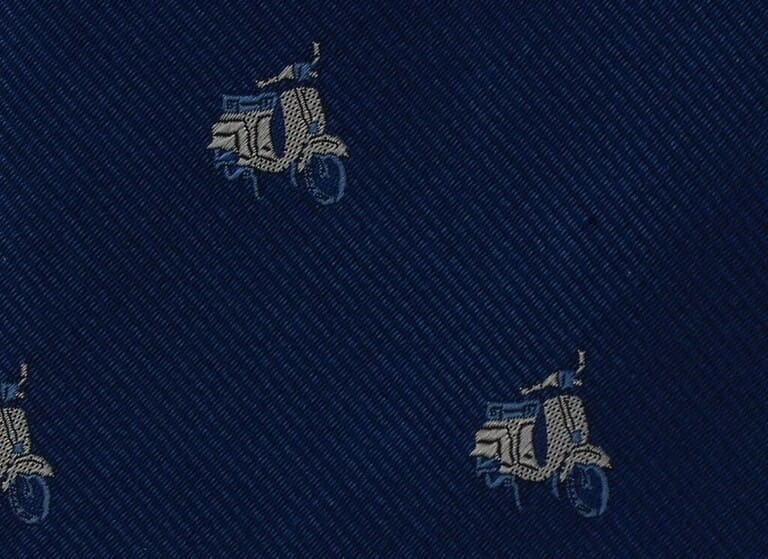 Corbata Vespas Azul