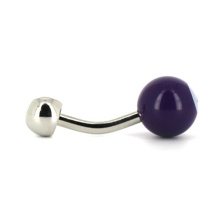 Gemelos Bolas Billar Morado 4