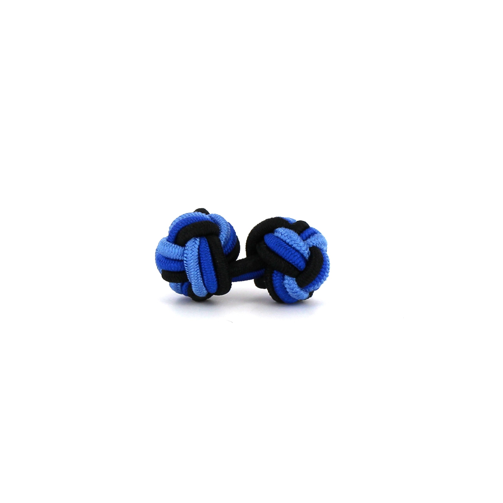 Gemelos Doble Bola Celeste, Azul y Negro