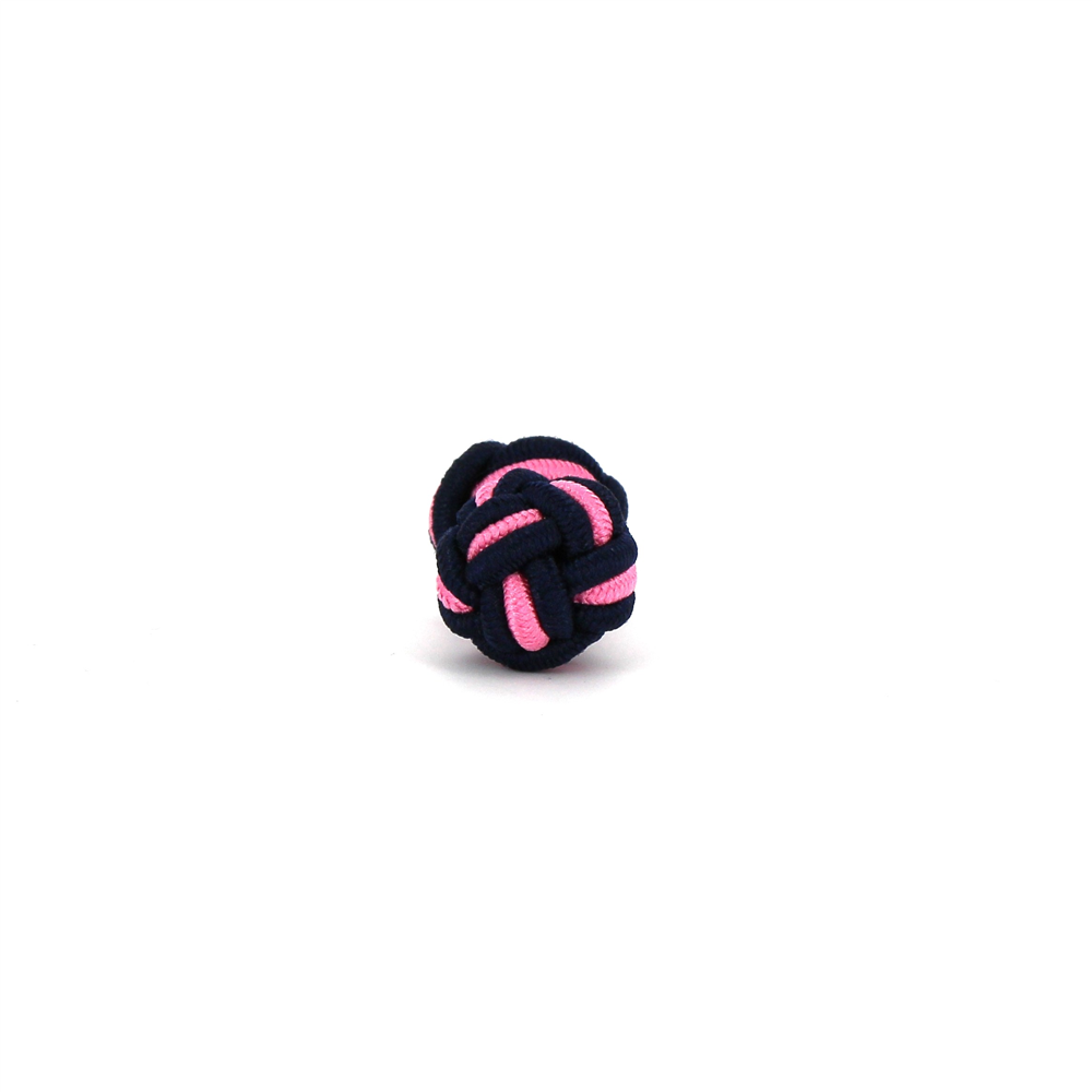 Gemelos Doble Bola Negro y Rosa