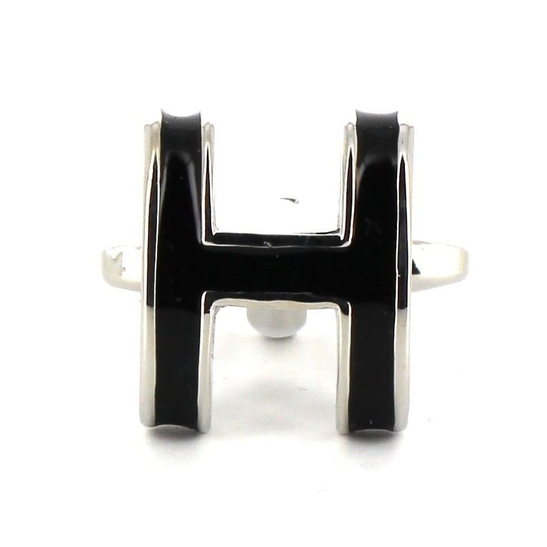 Gemelos Esmaltados H Negros