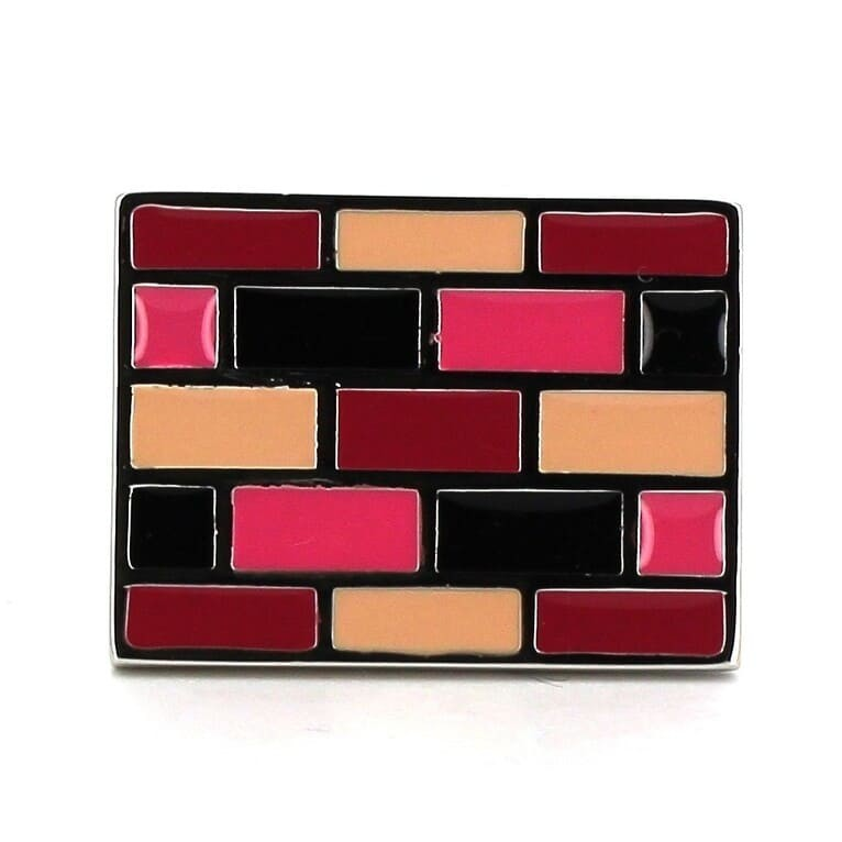 Gemelos Esmaltados Rectangulares Ladrillos