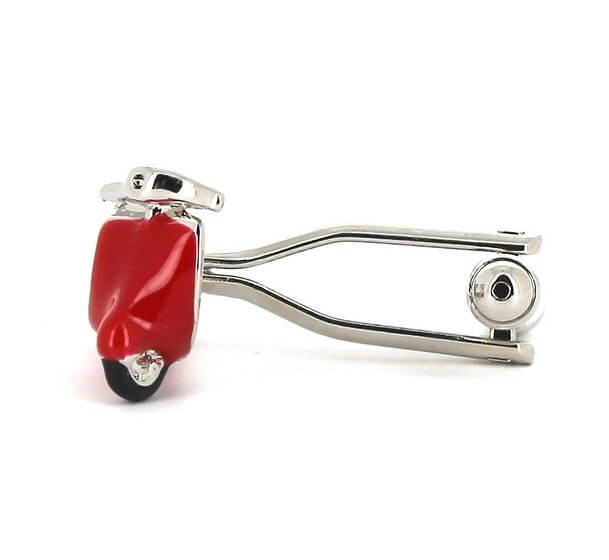 Gemelos Moto Scooter Vespa Roja