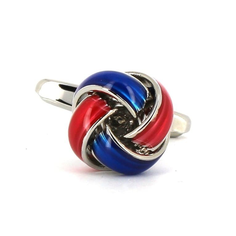 Gemelos Nudos Azul y Rojo