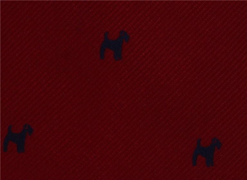 Corbata Perros Roja