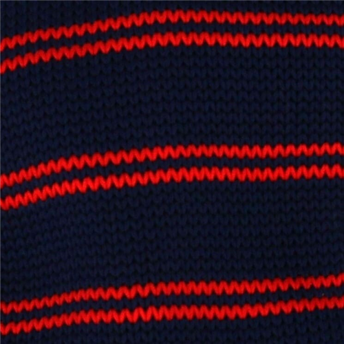 Corbata Punto Rayas Azul Oscuro
