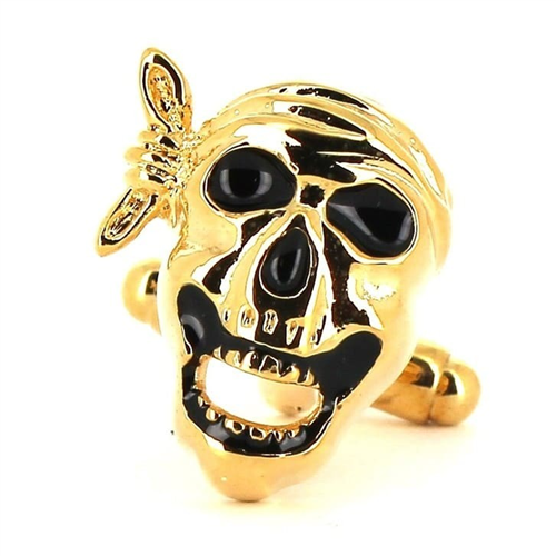 Gemelos Calaveras Doradas
