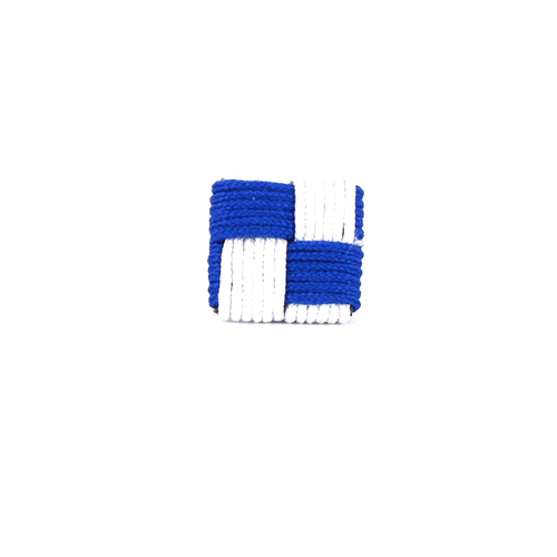 Gemelos Cuadrado Azul y Blanco