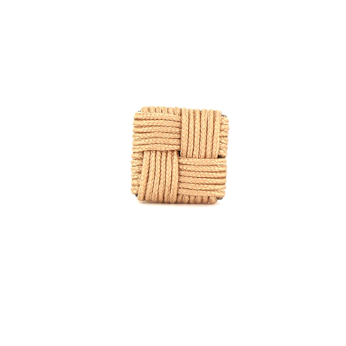 Gemelos Cuadrado Beige