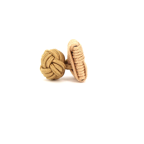 Gemelos Cuadrado Beige
