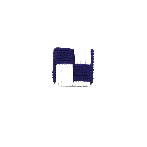 Gemelos Cuadrado Morado y Blanco