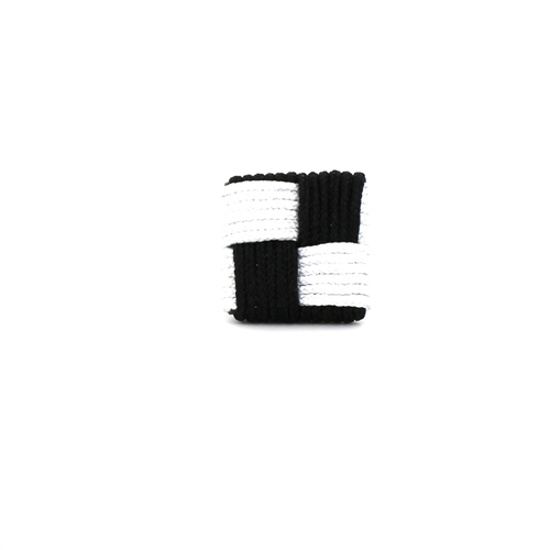 Gemelos Cuadrado Negro y Blanco