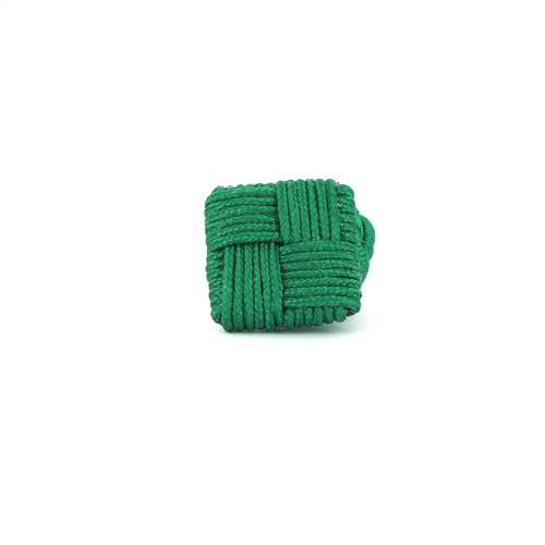 Gemelos Cuadrado Verde Oscuro