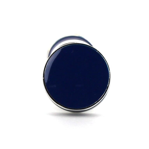 Gemelos Esmaltados Doble Bola Azul