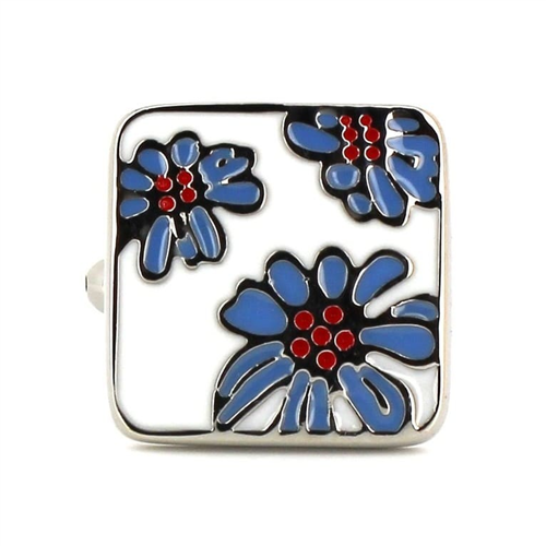 Gemelos Esmaltados Floral V