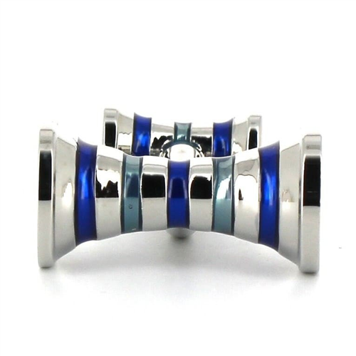 Gemelos Esmaltados Hipérbolas Azules II