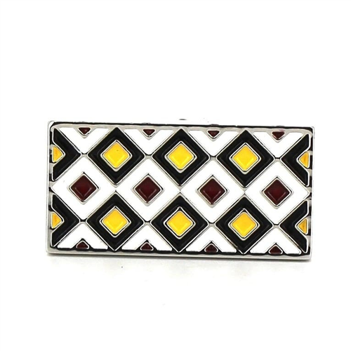 Gemelos Esmaltados Rectangulares Multicolor II
