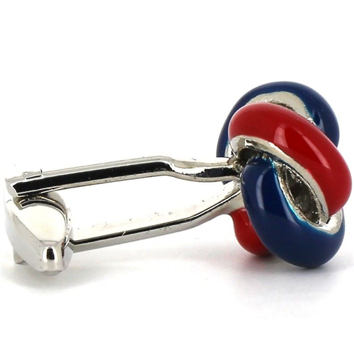 Gemelos Nudos Rojo y Azul Marino