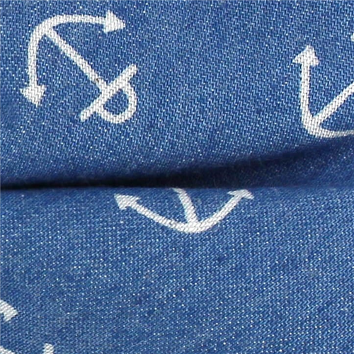 Pajarita Anclas Denim Claro