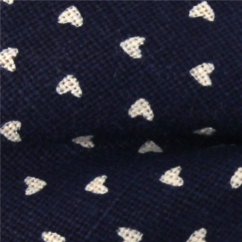 Pajarita Corazones Azul Oscuro