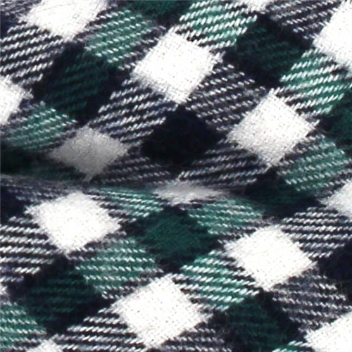 Pajarita Cuadros Blanca, Verde y Negra