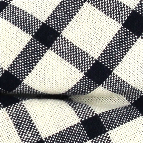 Pajarita Cuadros Blanca y Azul Marino