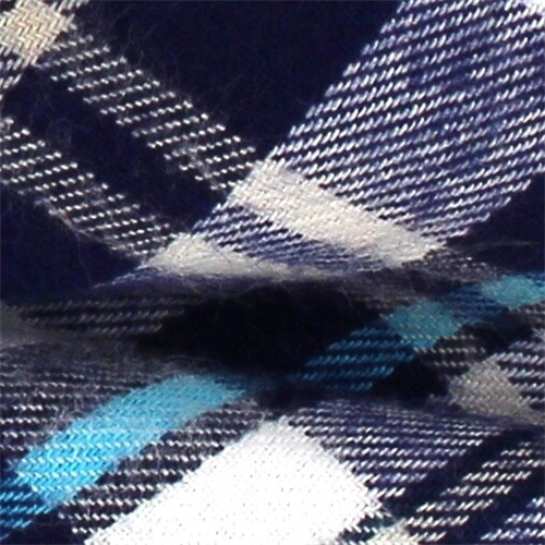 Pajarita Cuadros Escoceses Azul y Blanca