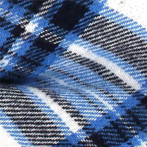 Pajarita Cuadros Escoceses Azul y Blanca