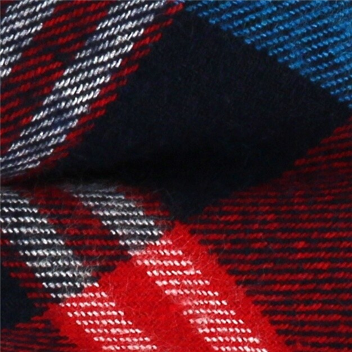 Pajarita Cuadros Escoceses Azul y Roja