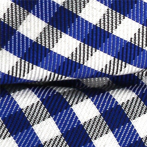 Pajarita Cuadros Vichy Azul y Blanca