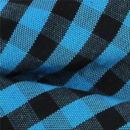 Pajarita Cuadros Vichy Azul y Negra