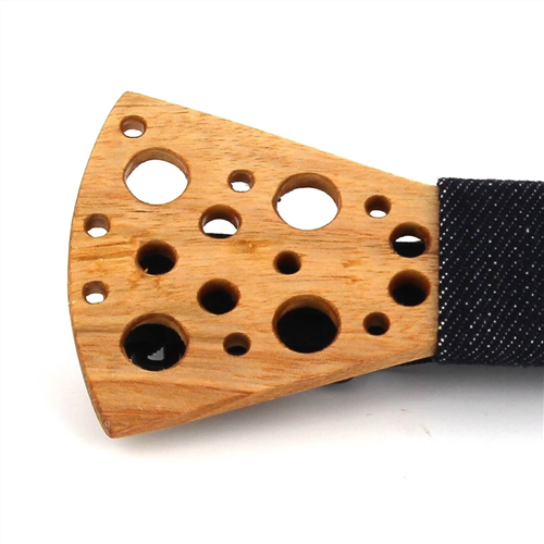 Pajarita Madera Agujeros Pequeños