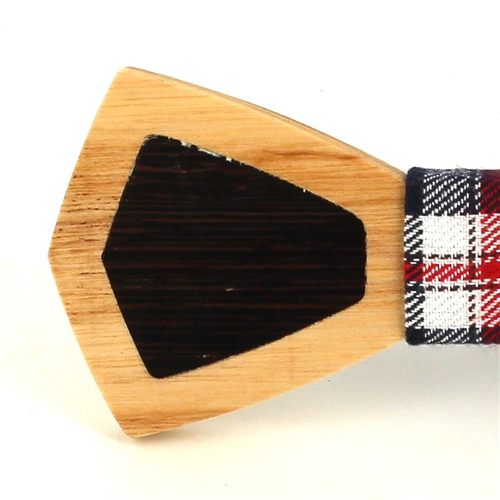 Pajarita Madera Bicolor