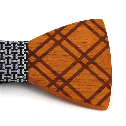 Pajarita Madera Cuadros