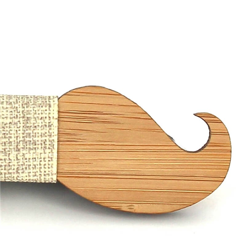 Pajarita Niños Bambú Bigotes