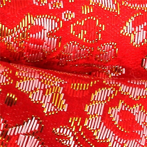 Pajarita Paisley Brillo Roja