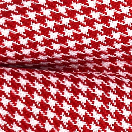 Pajarita Pata de Gallo Blanca y Roja