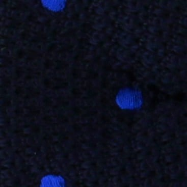 Pajarita Punto Azul Lunares Azules