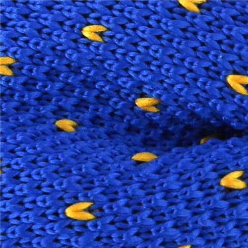 Pajarita Punto Azul Motas Amarillas