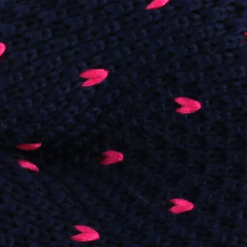 Pajarita Punto Azul Motas Rosas