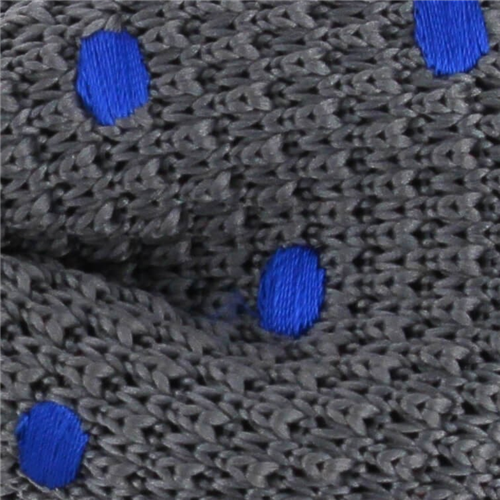 Pajarita Punto Gris Lunares Azules