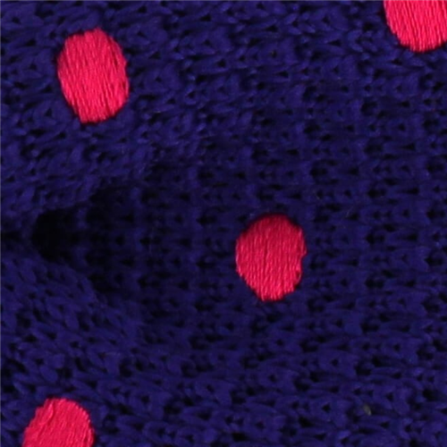 Pajarita Punto Morada Lunares Magenta