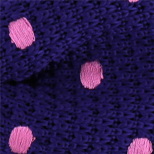 Pajarita Punto Morada Lunares Rosas